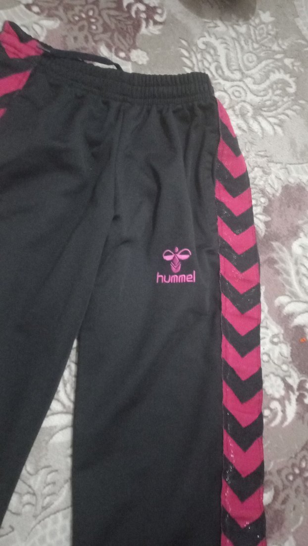 Kız Çocuk Gri Bağcıklı Rahat Tayt - Görsel 4