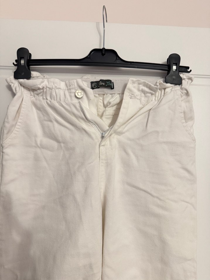 Kadın Beyaz  Pantolon - Görsel 2