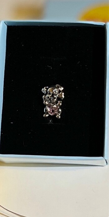 Pandora Bunny ve sparkly dog charm