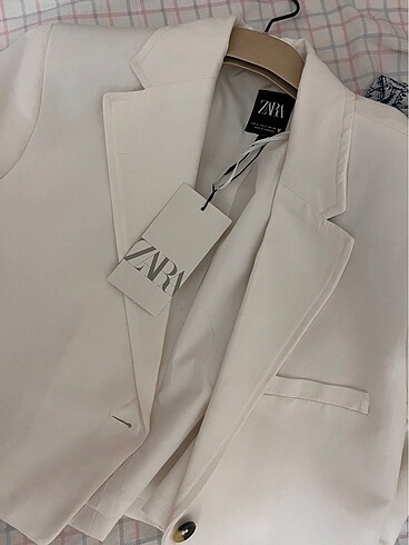 m Beden beyaz Renk Zara blazer ceket