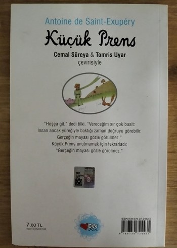 Küçük Prens - Antoine de Saint-Exupéry - Görsel 2