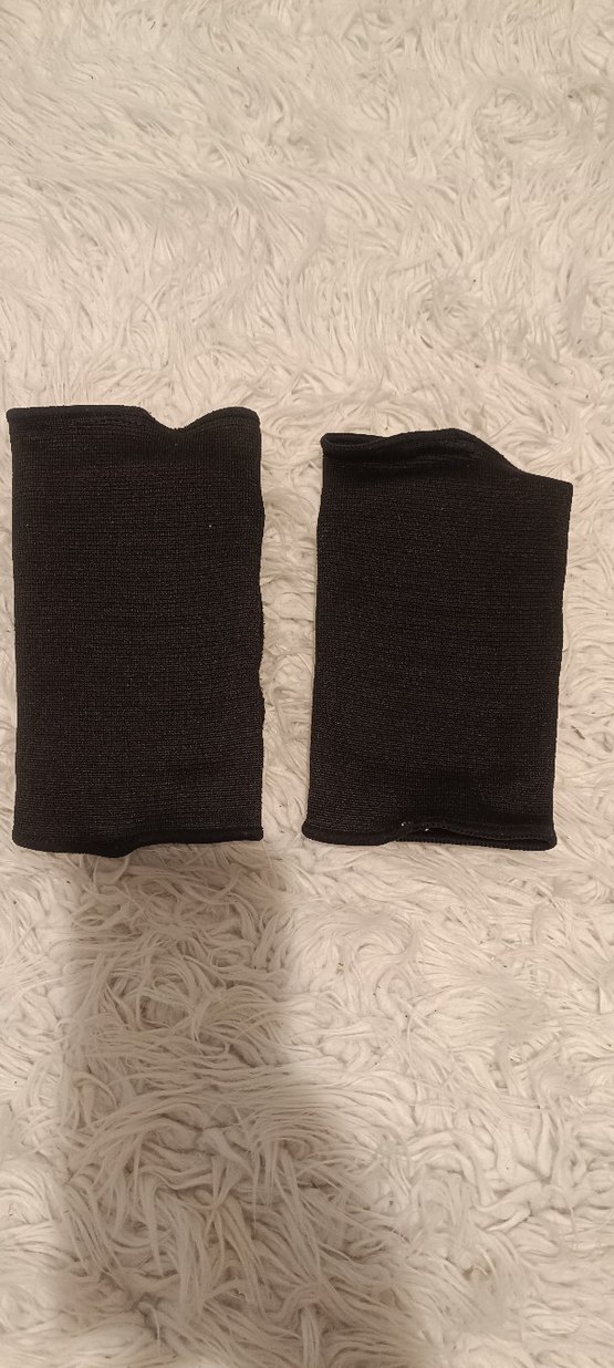 Velcro bantlı siyah motosiklet dizlikleri - Görsel 2