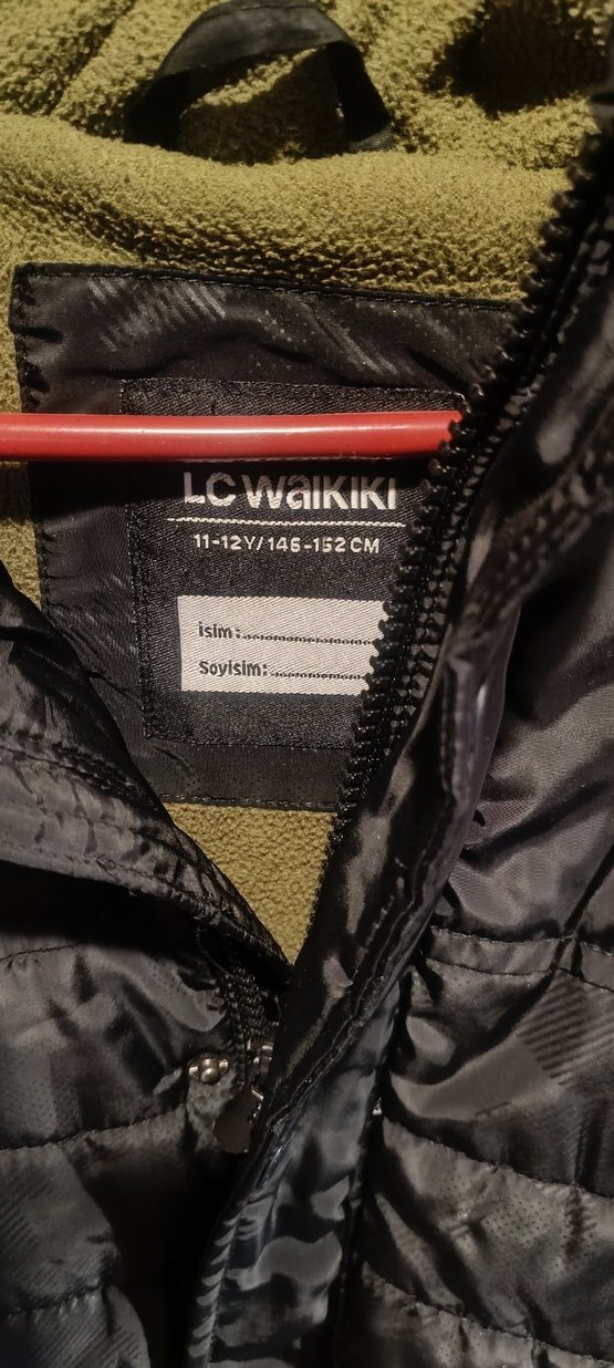 Erkek Çocuk Siyah Fermuarlı Kaban - Görsel 2