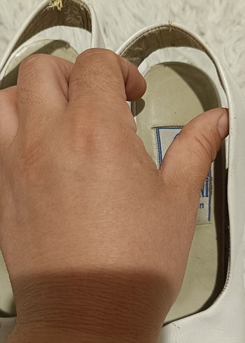 39 Beden Beyaz Topuklu Kadın Klasik Ayakkabı