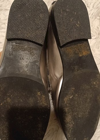 Elle Bej Deri Püsküllü Kadın Loafer