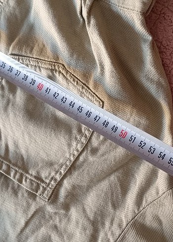 haki Keten Kadın Mini Tulum - Görsel 7