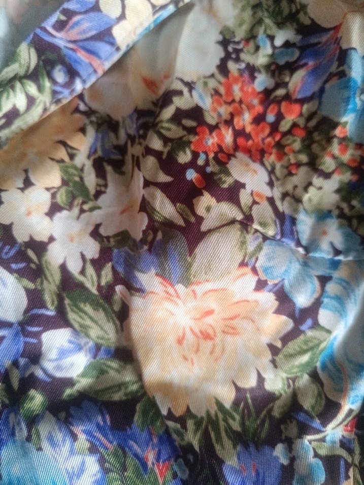 Bohem Çok Renkli Uzun Kollu Düğmeli bayan elbise - Görsel 3