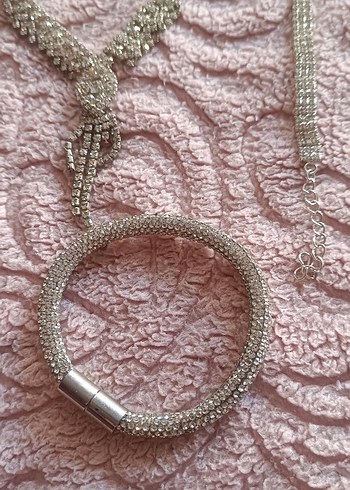 Dantel İşlemeli Bohem Kadın El Zinciri Seti - Görsel 5