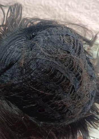 Bej Kürk Detaylı Sentetik Kumaş Saç Aksesuarı - Görsel 3