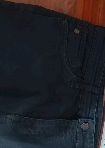 Siyah Erkek Regular Fit Denim Pantolon - Görsel 5