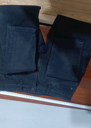Siyah Erkek Regular Fit Denim Pantolon - Görsel 6