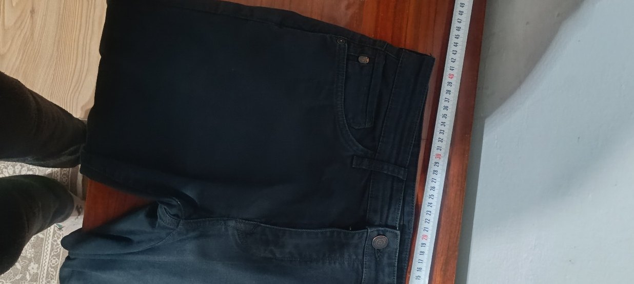 Siyah Erkek Regular Fit Denim Pantolon - Görsel 5