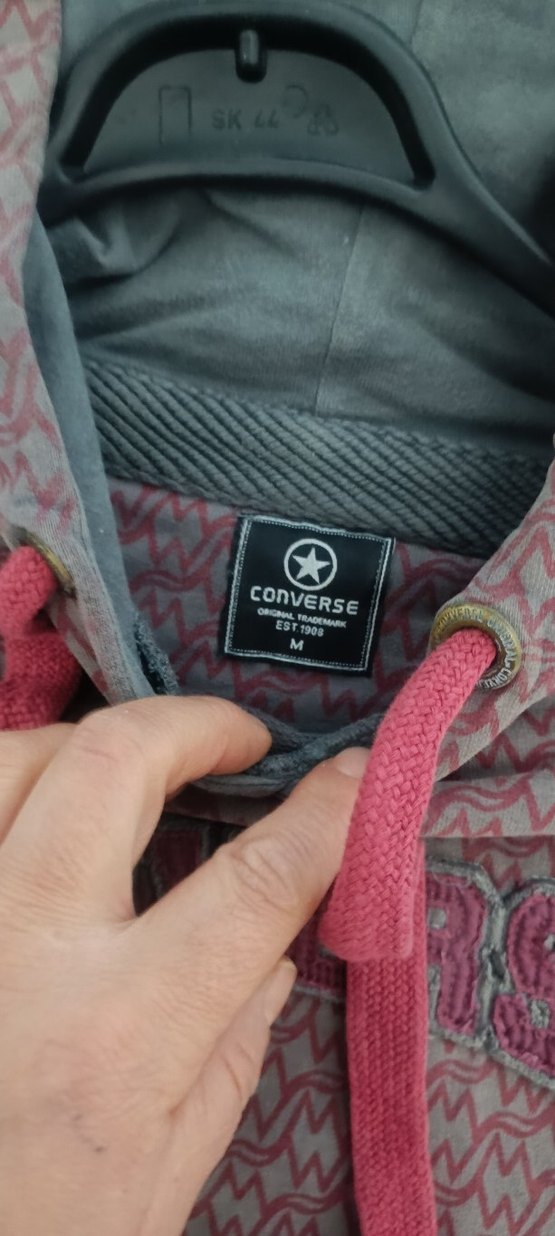 Bordo Kapüşonlu Örgü Kadın Sweatshirt - Görsel 3