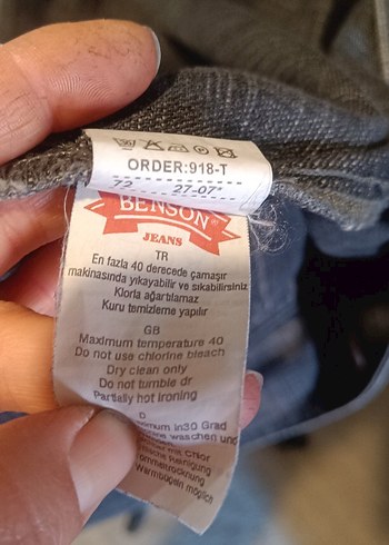 Gri Düğmeli erkek Denim Ceket - Görsel 3