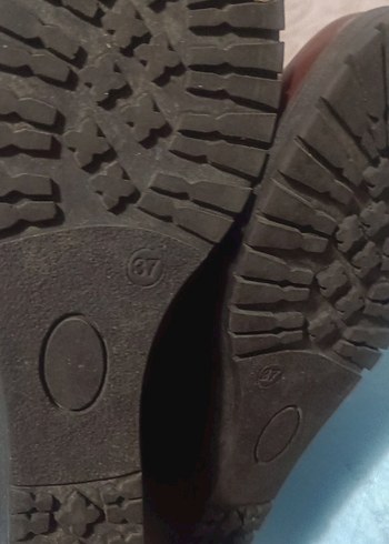 Kahverengi Deri Kadın Dolgu Topuklu Bot - Görsel 8