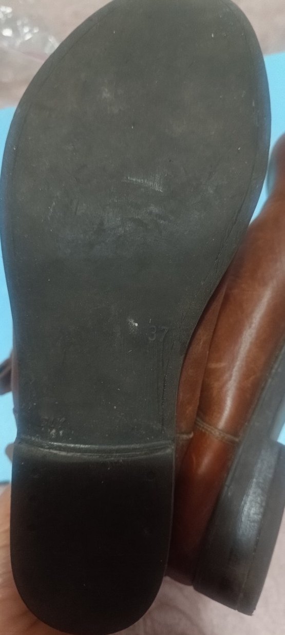 Kahverengi Deri Kadın Dolgu Topuklu Bot - Görsel 3