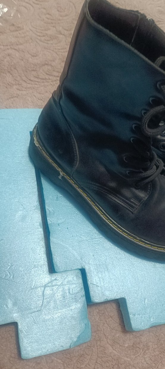 Siyah Süet Blok Topuklu Kadın Bot - Görsel 2