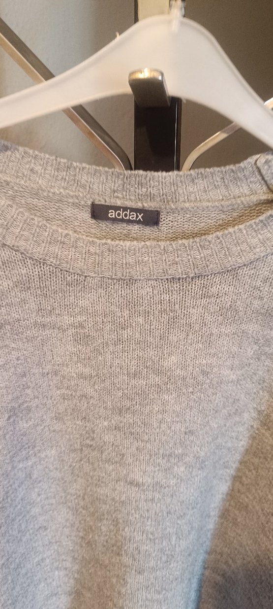 Gri Örgü Kadın Kazak - Görsel 2