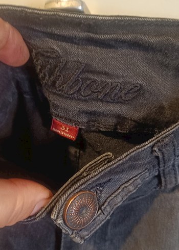 Gri Bol Kesim Erkek Kot Pantolon - Görsel 2