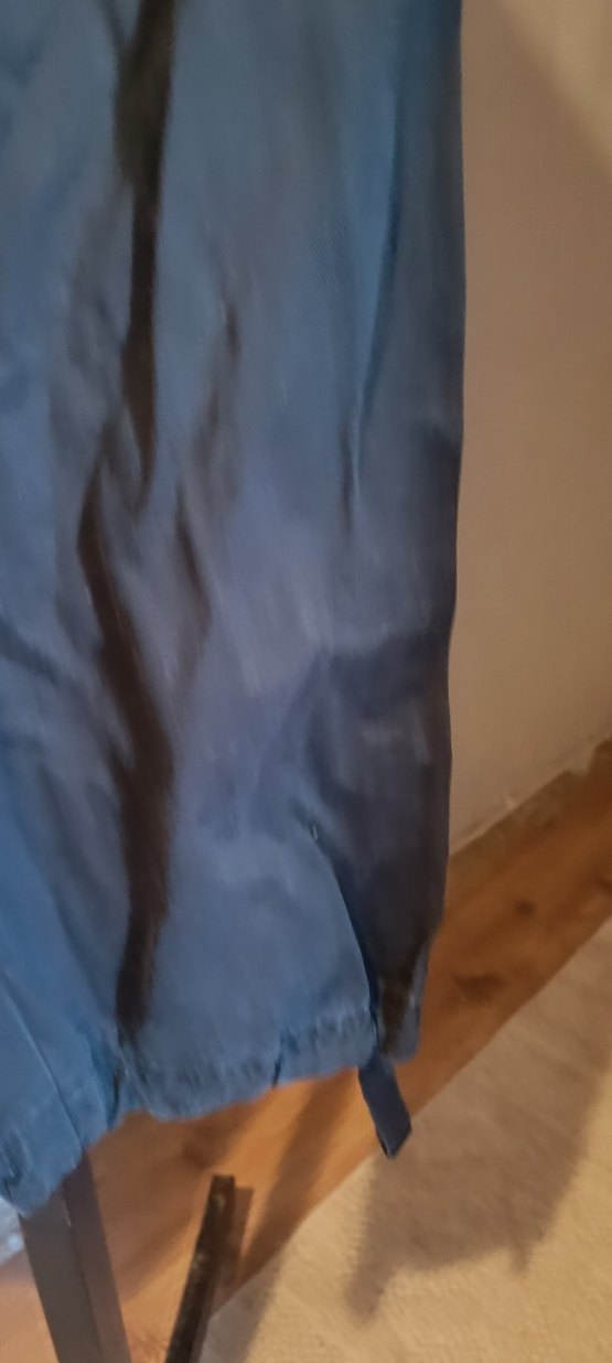 Kadın Siyah Bol Kesim Midi Kot Pantolon - Görsel 3