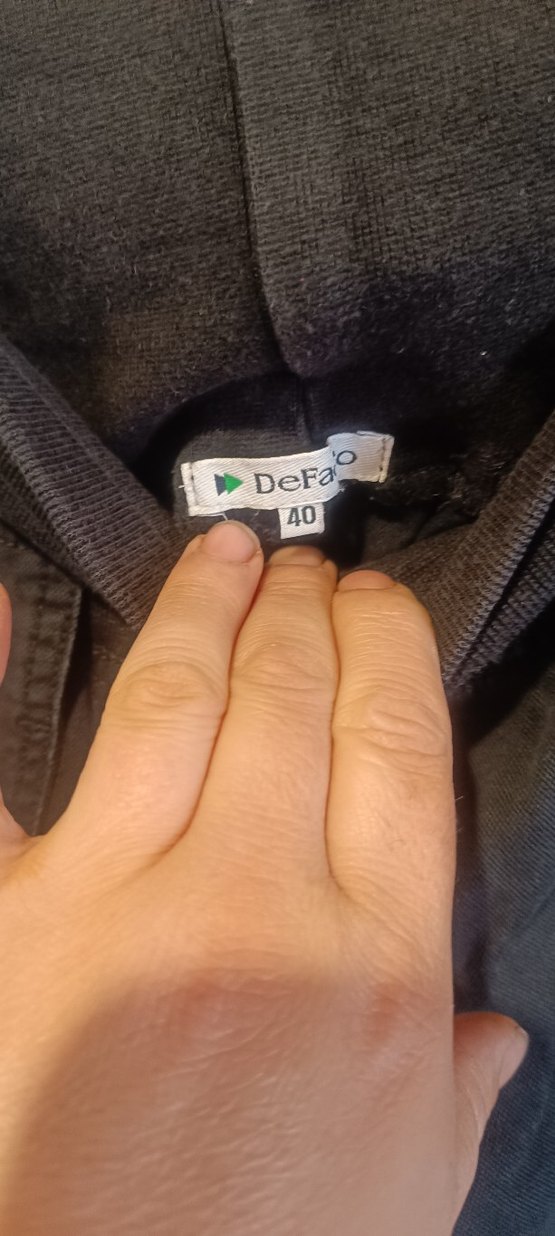 Kadın Siyah Bol Kesim Midi Kot Pantolon - Görsel 4