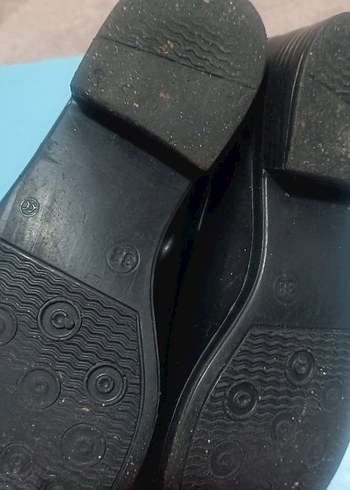 Siyah Stiletto Topuklu Lastik Kadın Bot - Görsel 4