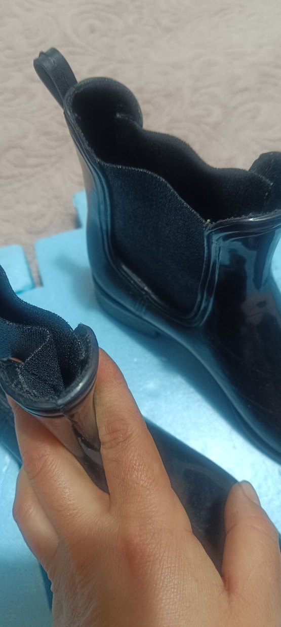 Siyah Stiletto Topuklu Lastik Kadın Bot - Görsel 3