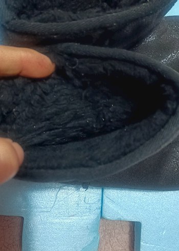 Siyah Kadın Blok Topuklu Kauçuk Botlar - Görsel 6