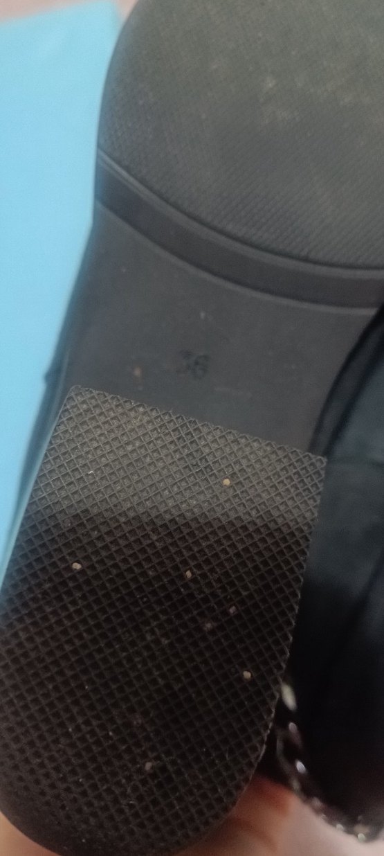 Siyah Süet Zincirli Topuklu Bot - Görsel 5