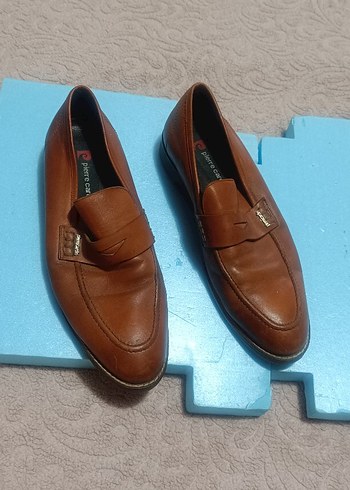 Koyu Mavi Erkek Klasik Ayakkabı Velcro - Görsel 10