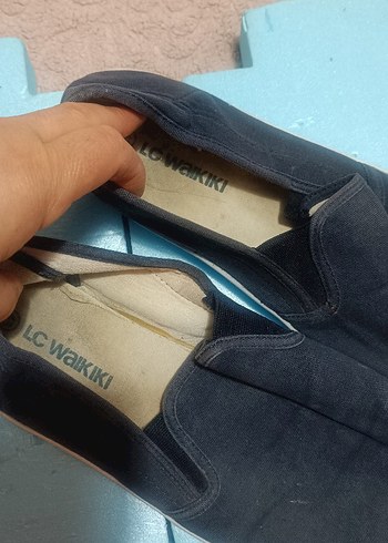 Koyu Mavi Erkek Klasik Ayakkabı Velcro - Görsel 2