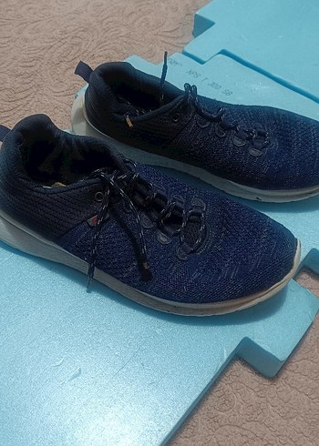 Koyu Mavi Erkek Klasik Ayakkabı Velcro - Görsel 6