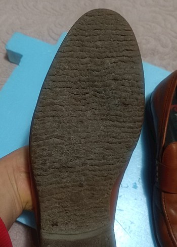 Koyu Mavi Erkek Klasik Ayakkabı Velcro - Görsel 8