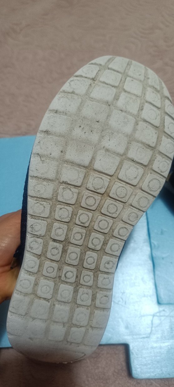 Koyu Mavi Erkek Klasik Ayakkabı Velcro - Görsel 5