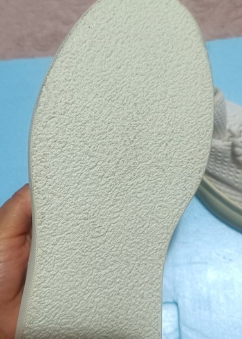 Beyaz Platform Topuklu Kadın Spor Ayakkabı - Görsel 2