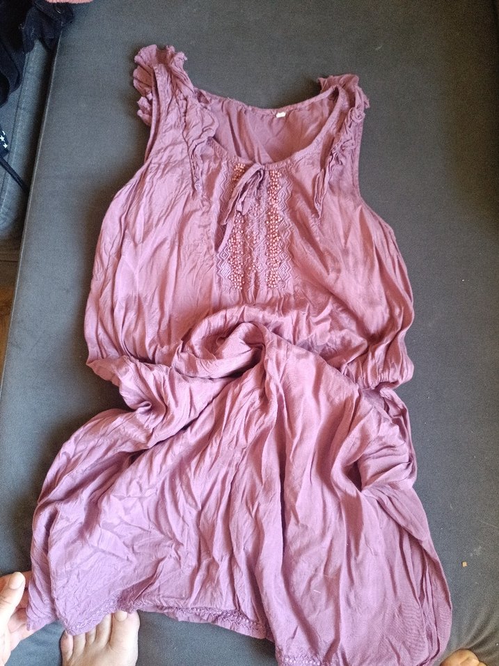 Pembe Pastel elbise - Görsel 3