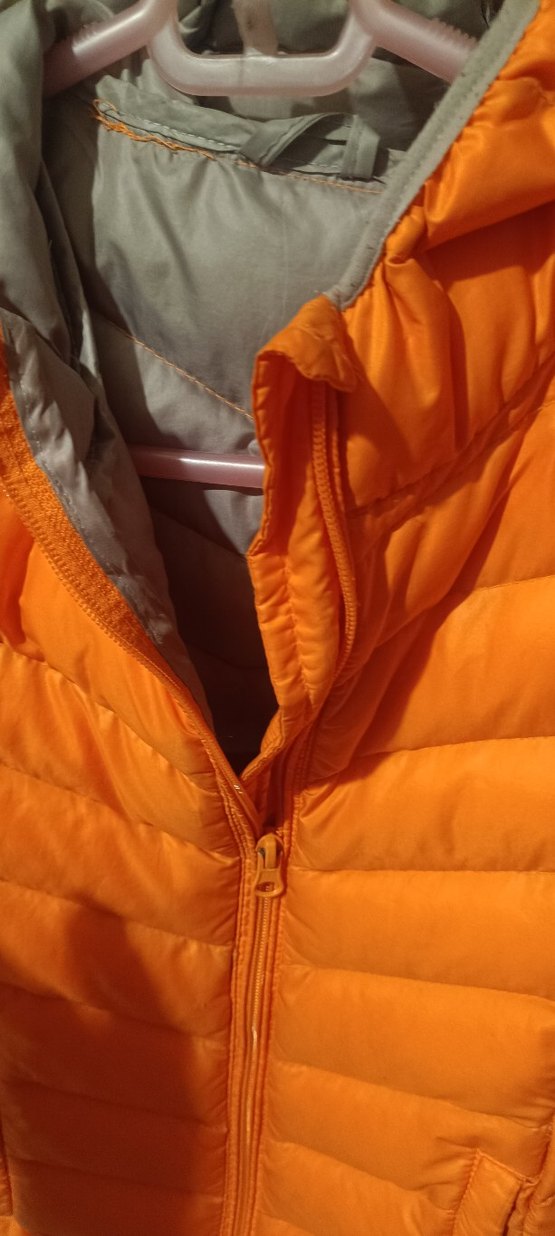 Parlak Turuncu Erkek Çocuk Fermuarlı Mont - Görsel 2