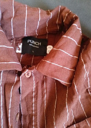 Kahverengi Çizgili Erkek Kısa Kollu Pijama Takımı - Görsel 3