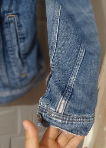 Mavi Jeans Düğmeli Uzun Kollu Kadın Kot Ceket
