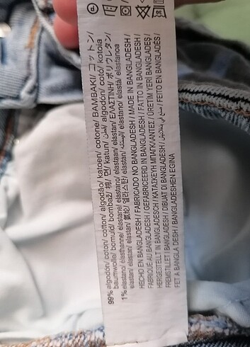 9 Yaş Beden mavi Renk Zara jean şort