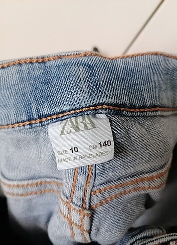 9 Yaş Beden Zara jean şort