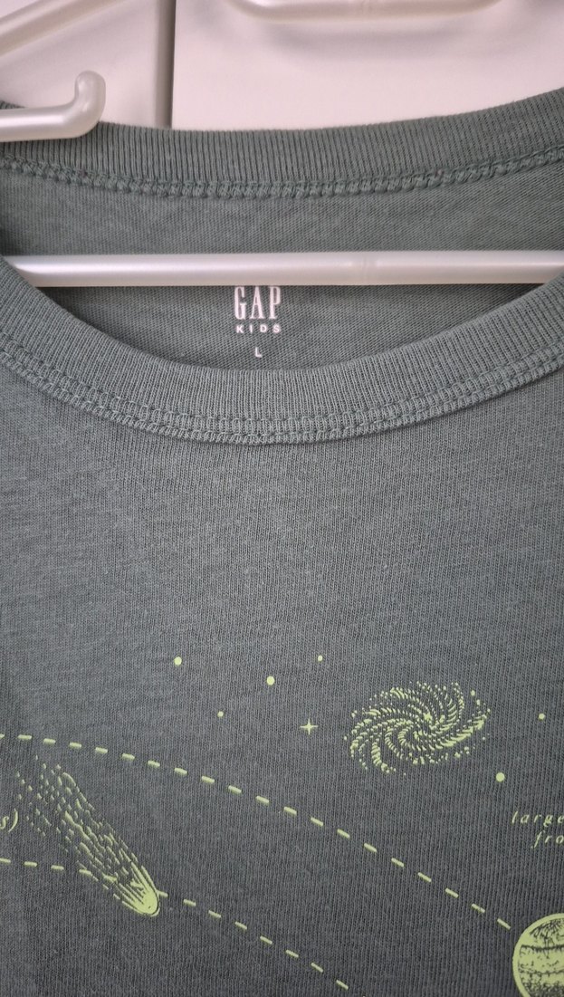 Yeşil Uzay Temalı Erkek Çocuk Uzun Kollu Tişört - Görsel 2