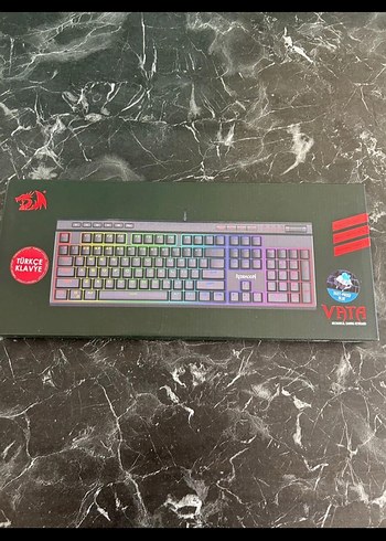 RGB Aydınlatmalı Türkçe Klavye