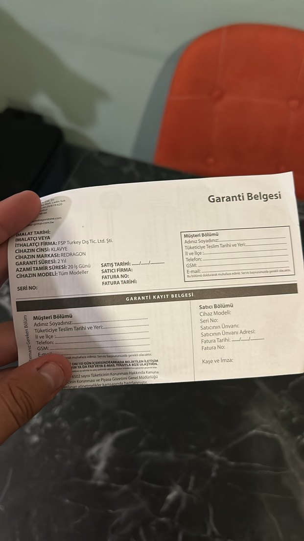 RGB Aydınlatmalı Türkçe Klavye - Görsel 4