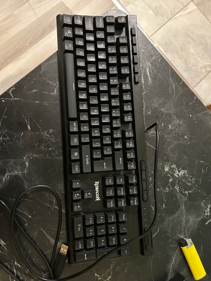 RGB Aydınlatmalı Türkçe Klavye - Görsel 3