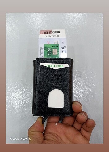 Otomatik kartlık cüzdan 