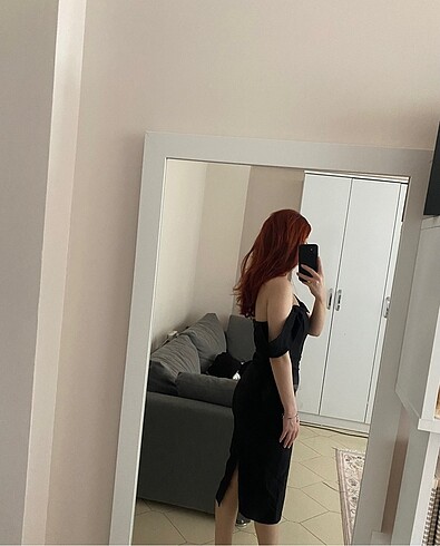 34 Beden Drapeli Elbise