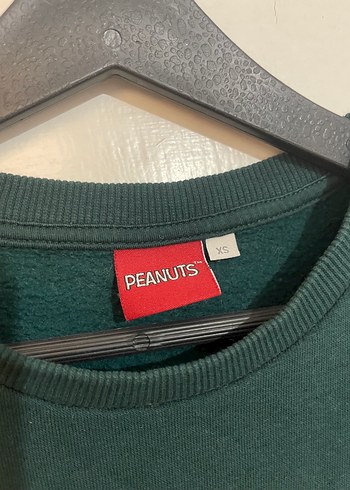 Yeşil Peanuts Baskılı Kadın Sweatshirt - Görsel 2