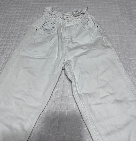 xs Beden Yüksek Bel Baggy Jean