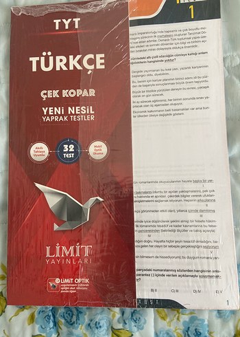 TYT Türkçe Çek Kopar Yaprak Test